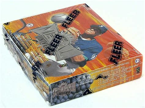 1997 fleer metal universe baseball box|metallic universe baseball sets.